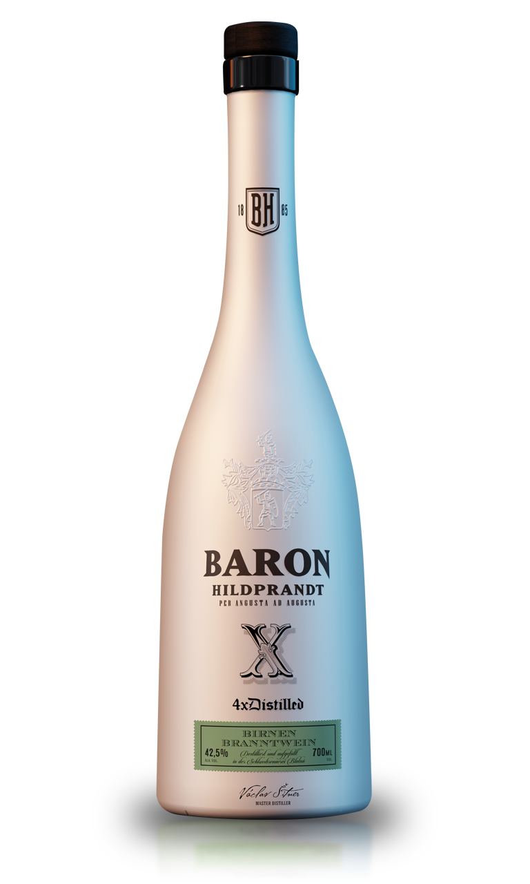 Baron Hildprandt Birnen Branntwein 42,5% (4x destilliert)