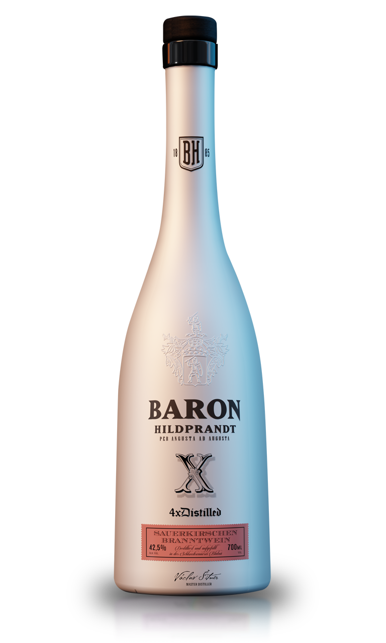 Baron Hildprandt Sauerkirschen Branntwein 42,5% (4x destilliert)